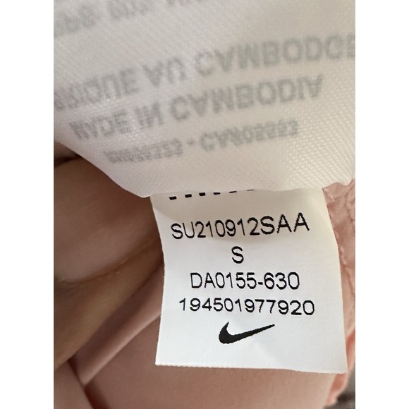 Nike Flex Pink Athletic Tank Dress Women's Small Built-In Bra Pockets NWT - Picture 15 of 15